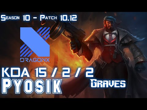 DRX Pyosik GRAVES vs REK'SAI Jungle - Patch 10.12 KR Ranked