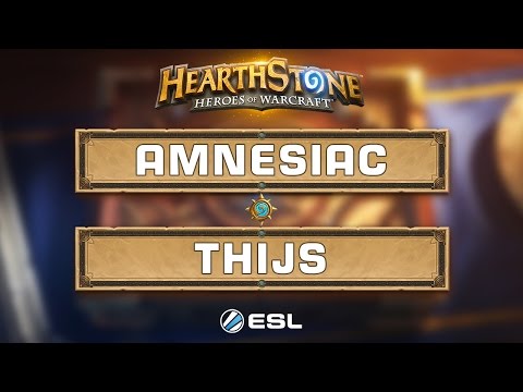 Hearthstone - Amnesiac vs Thijs - ESL King of the Hill - Week 1 Finals