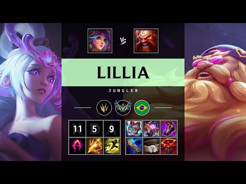 Lillia Jungle vs Gragas - BR Challenger Patch 25.S1.2