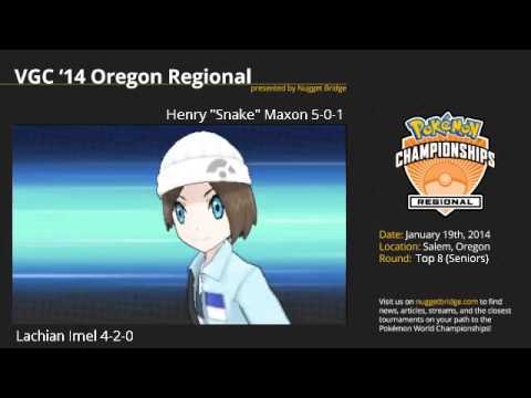 VGC '14 Oregon Regional: Top 8 - Lachian I. vs Henry M. (Snake)