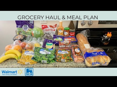 GROCERY HAUL & MEAL PLAN | BUDGET FRIENDLY | WALMART...