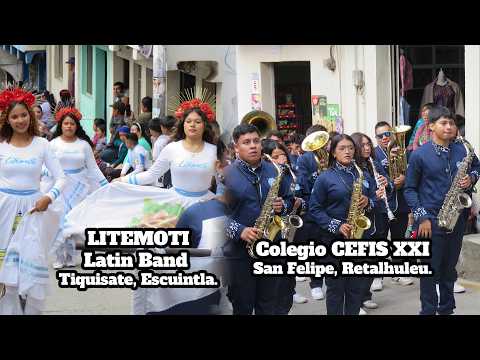 #LITEMOTI Latin Band Tiquisate #Escuintla y Colegio #CEFIS XXI San Felipe #Retalhuleu en #Zunil