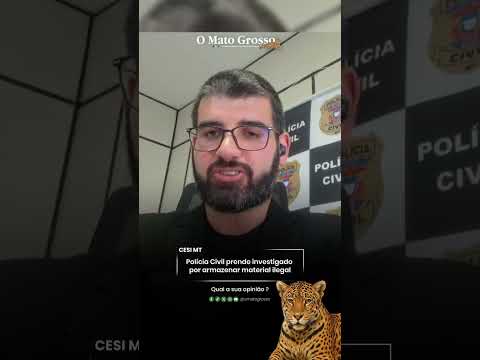 Polícia Civil prende investigado por armazenar material ilegal