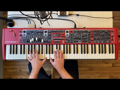 Nord Stage 3 - Building a Piano and Pad Layered Sound Tutorial - Great for Worship/Church!