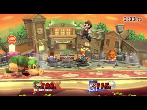 IGN Con AD SSB4: Moku (Mario, DK) vs Urutagi (Mario, Villager) - LR4
