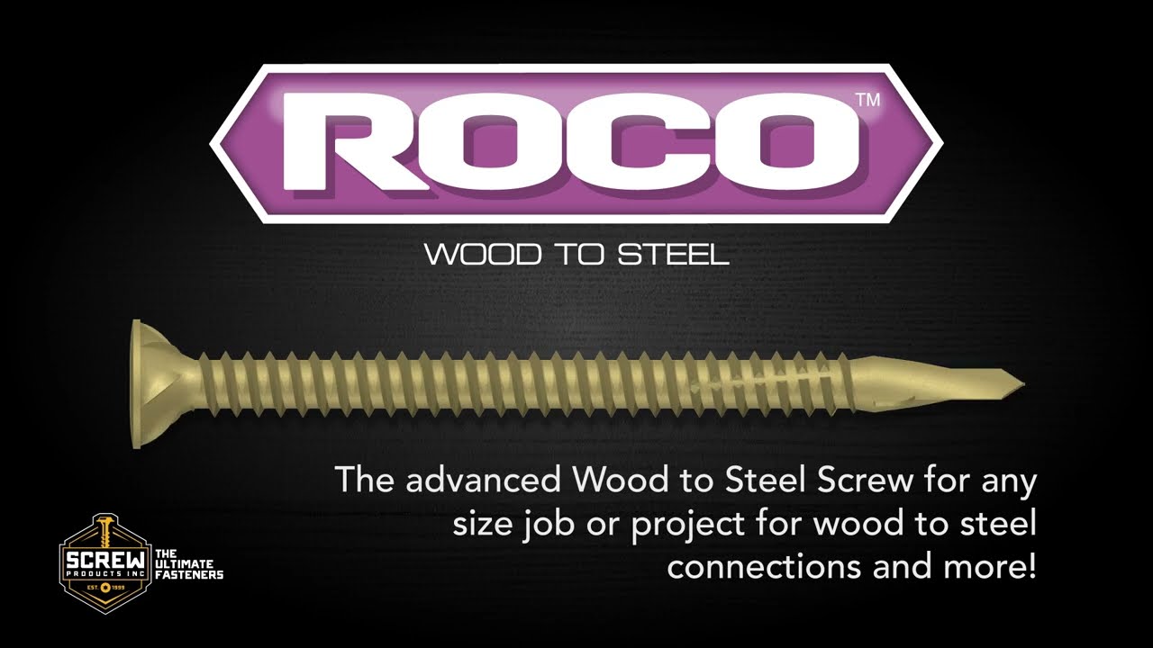 About Our ROCO Wood to Steel Star Drive Screws