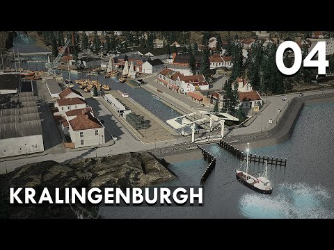 Building the FISHING HARBOR- Cities Skylines: Kralingenburgh 004