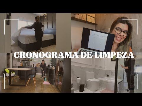 COMO MONTEI MEU CRONOGRAMA DE LIMPEZA | sem faxina | passo a passo