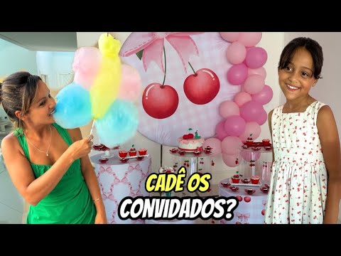 FESTA de aniversário da Lara! Um dia todo com a gente