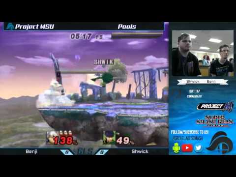 Project MSU Pools - Benji (Donkey Kong/Wario) vs. Shwick (Ike/Wolf)