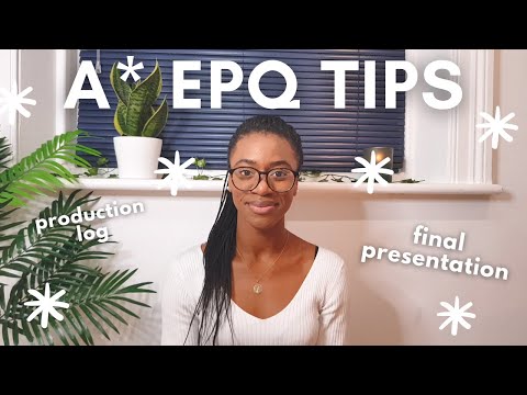 how to get an A* in epq! 🌿 (epq tips)