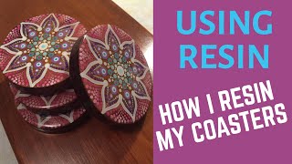 Resin Art - Dotted Coasters