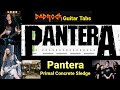 Primal Concrete Sledge Pantera Guitar Bass TABS Lesson