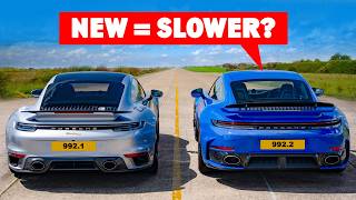 NEW vs OLD 911 Turbo S: DRAG RACE!