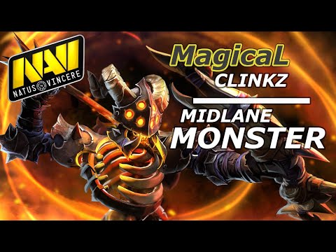 MagicaL plays monster CLINKZ - Mid Lane PRO Replay | Dota 2 (7.26a)