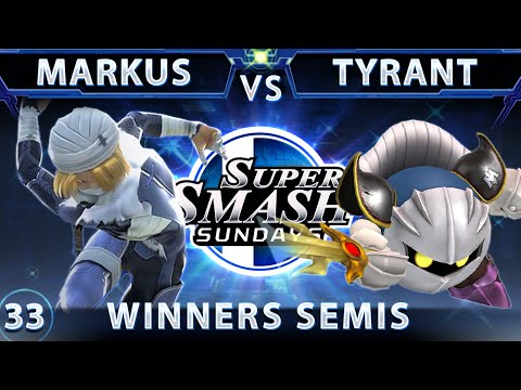 SSS 33 - SCB Markus (Sheik) Vs. NME Tyrant (Meta Knight) SSB4 Winners Semis - Sm4sh Wii U - Smash 4