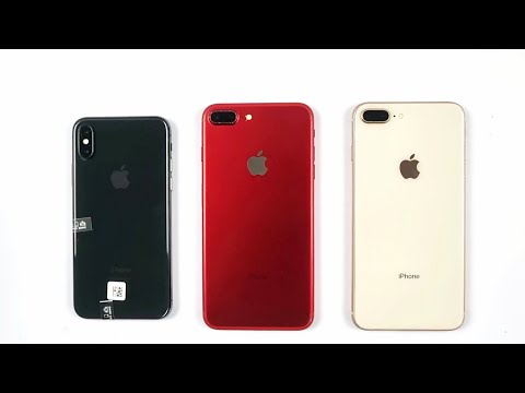 iPhone X Vs iPhone 7 Plus Vs iPhone 8 Plus | SPEED TEST