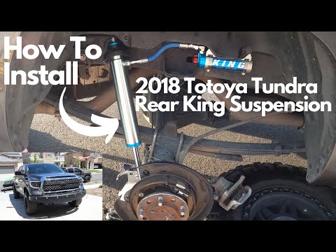How to install 2018 Toyota Tundra Rear King Suspension
