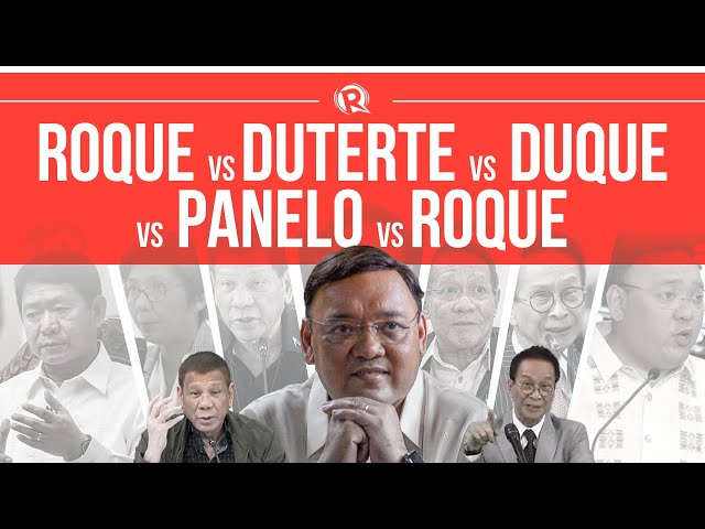 WATCH: Roque vs Duterte vs Duque vs Panelo vs Roque