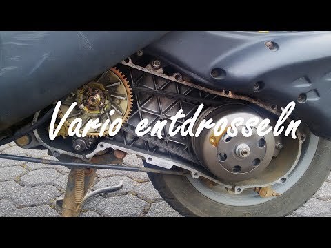 Scooter, derestricting Vario (universal instructions)