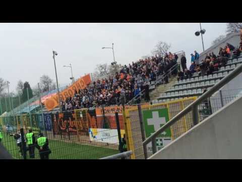 Miedż Legnica - CHROBRY GŁOGÓW (05.04.2017) doping
