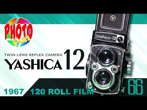 Yashica 12 Twin Lens Reflex Camera 6x6 120 1967 KODAK EKTAR 100 120