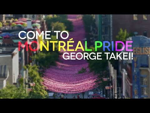 George Takei! Come to Montréal Pride in 2015!
