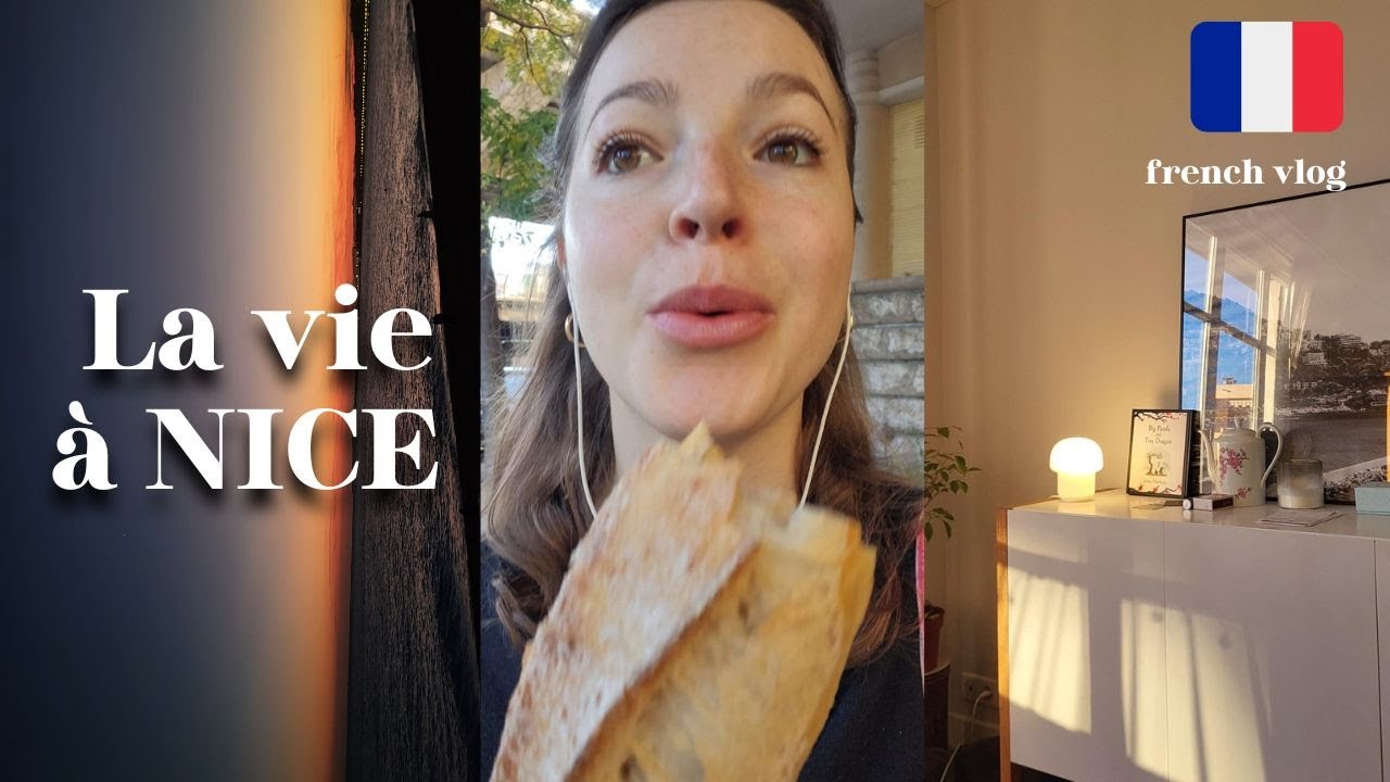 French vlog: a day in the life of a French girl in Nice (A famous book, my routine & the port)🇫🇷subs