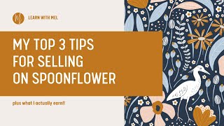 Unlock the Secrets of Selling on Spoonflower: Discover my Top 3 Tips