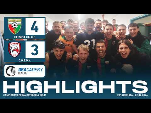 Cassina Calcio - C.O.S.O.V. 4-3 | Gol & Highlights | Prima Categoria 2025/26