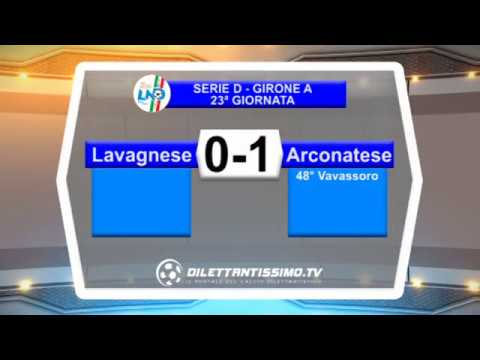 Lavagnese   Arconatese 0-1 Serie D girone a 23 Giornata Domenica 10 febbraio 2019