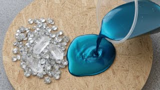 Transform a Dollar Tree Stand Into a LUXE CRYSTAL Coffee Table! 🤯