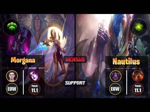 Mikyx MORGANA (Support) [Guardian] VS NAUTILUS - Master EUW Patch 11.1