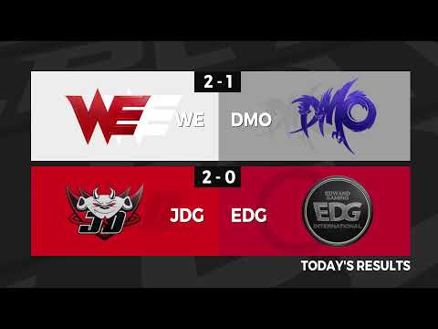 WE vs. DMO | JDG vs. EDG - Week 6 Day 1 | LPL Summer Split (2020) Bak