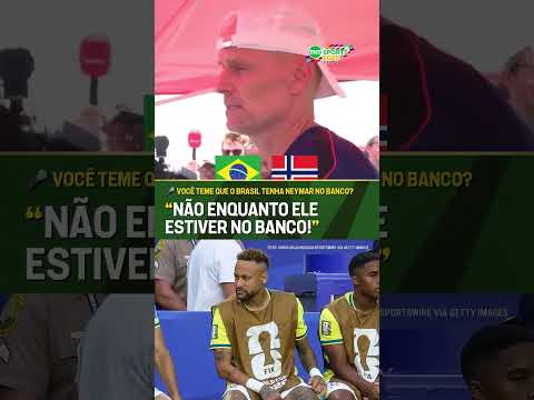 OLHA O QUE O TÉCNICO DA NORUEGA FALOU SOBRE O NEYMAR! #shorts