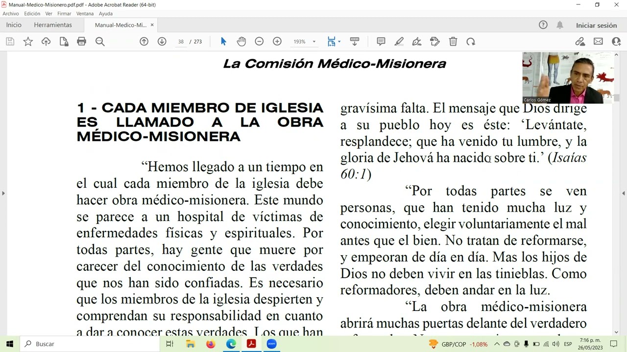 TODOS LLAMADOS A SER MEDICOS MISIONEROS.