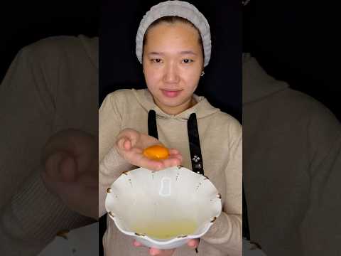 Маска из яичного белка от черных точек #shorts