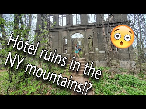 Backpacking Catskills NY. Codfish Point, Overlook Mountain and Echo Lake. Indian Head Wilderness.