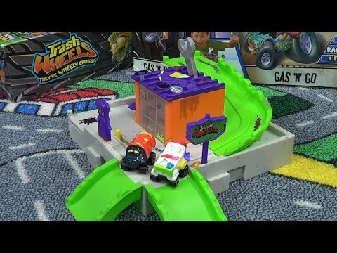 Trash Wheels Gas N Go Playset Product Review