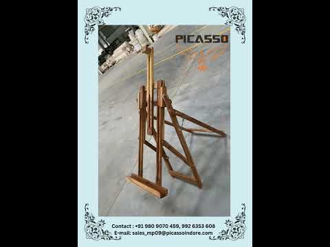 5ft Sagwan Wood Multiple Easel Stand (Studio Easel)