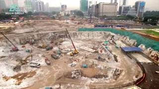 Mulia Group Malaysia&#39;s Signature Tower   Mat Foundation Concrete Pour&#39;s Highlight