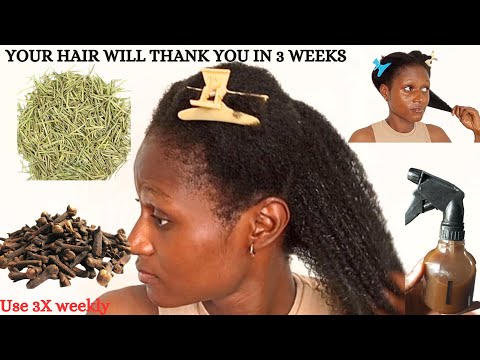 Cloves and Rosemary water/oil for MASSIVE hair growth and THICK hair