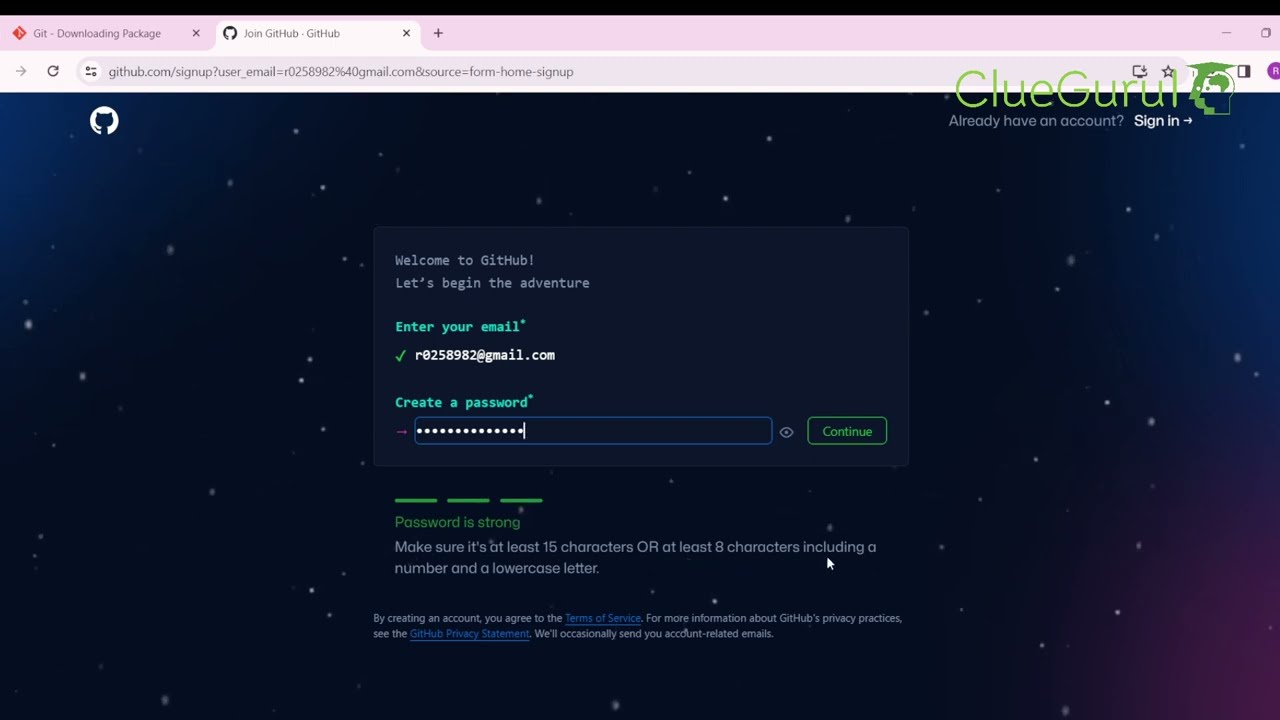 3. How to setup GitHub Account