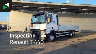 بيع شاحنة مسطحة Renault T 440 6X2 750cm open box forklift preparation ADR Automatic Lift - صورة 4 | Autoline EG شاحنة مسطحة Renault T 440 6X2 750cm open box forklift preparation ADR Automatic Lift | صورة 4 - Autoline