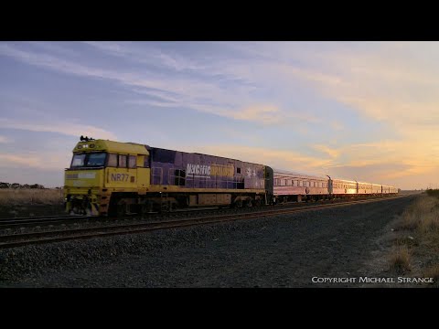 6AM8 "Overland" Passenger Train - PoathTV Australian Railways