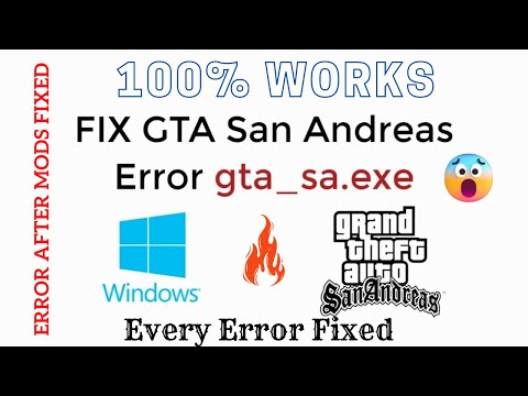 Fix Gta sa not launching after mods (100℅ working Fix Method) In 30s