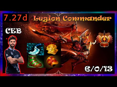 Ceb Legion Commander offlane | Full Gameplay 7.27d | Dota 2 Pro Replays