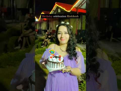 Mom Birthday celebration in Rishikesh 🎂🎊🎉🎂 #shorts #birthday #rishikesh #trending #viral #bones
