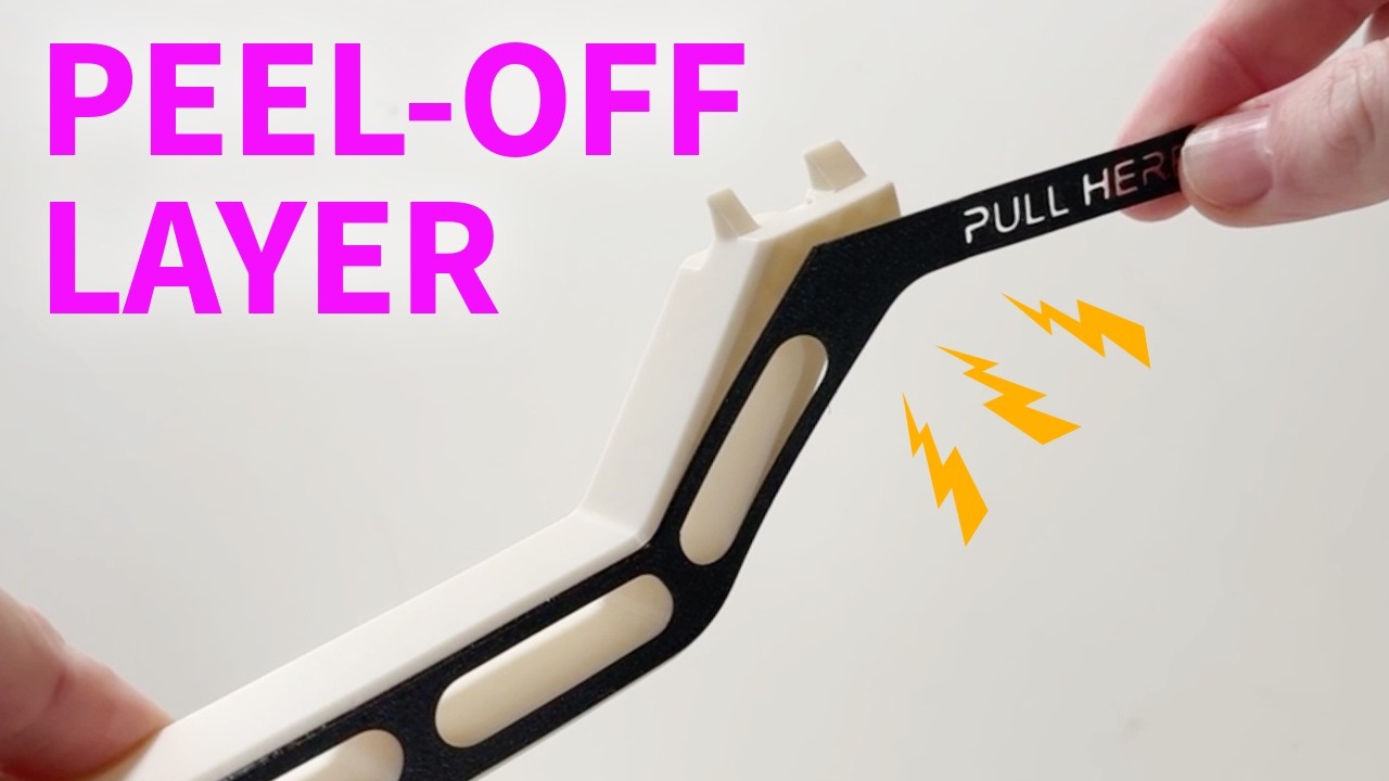 How to 3D Print Warp-Free on any Printer! Peel-off Layer Trick.