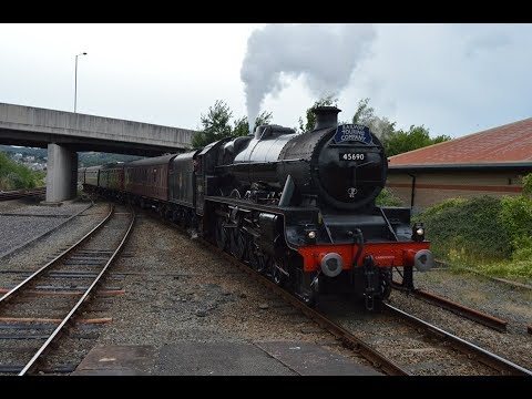 LMS 45690 Leander - The North Wales Coast Express, Liverpool-Holyhead. 21/7/19